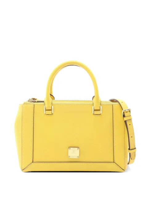 MCM Pre-Owned Nuovo leather handbag Yellow 1068713