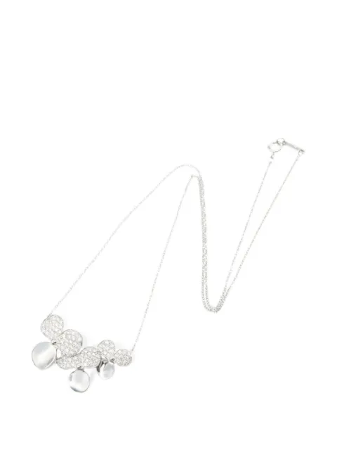 Tiffany & Co. Pre-Owned 2020s Paper Flowers Cluster diamond necklace Silver 1069646