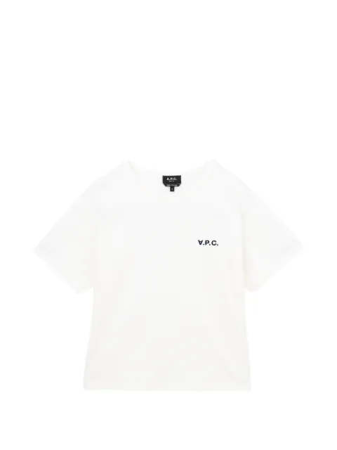 A.P.C. logo-print T-shirt White ACXTECO2639XRIVX00S