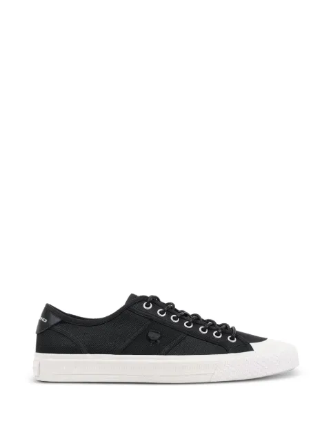 Karl Lagerfeld logo-patch lace-up sneakers Black KL50326