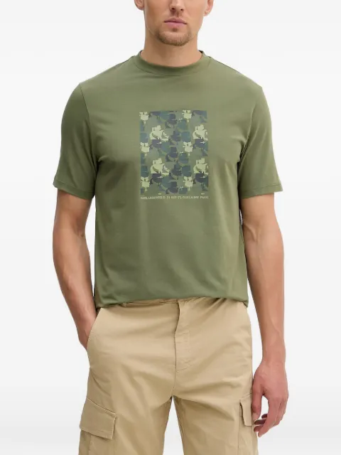 Karl Lagerfeld graphic-print T-shirt Green 755037562221