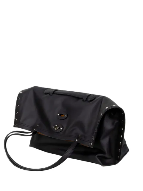 Zanellato medium A'spasso leather tote bag Black 0687901910000Z
