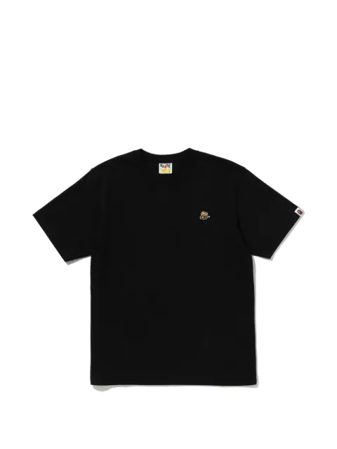 A BATHING APE® Bape Bee logo-embroidered cotton T-shirt Black 001TEM301302M