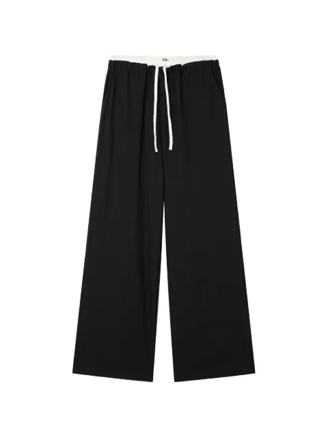 b+ab drawstring wide-leg trousers Black 6U191AS