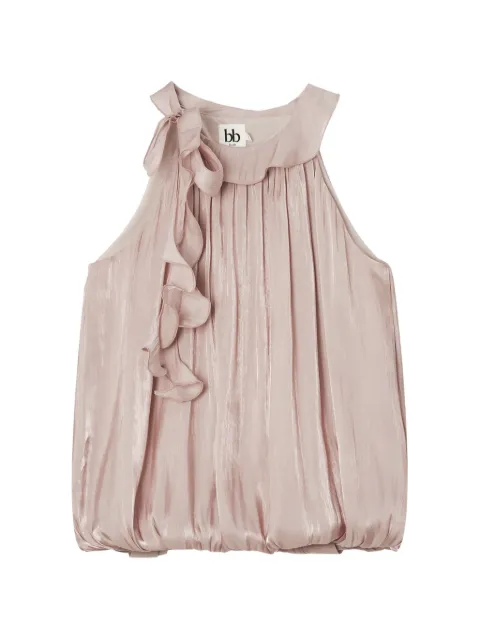 b+ab ruffled-trim halterneck blouse Pink 6U173AS