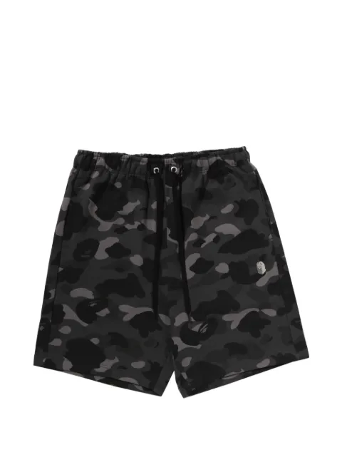 A BATHING APE® camouflage-print shorts Black 001SPM301302M