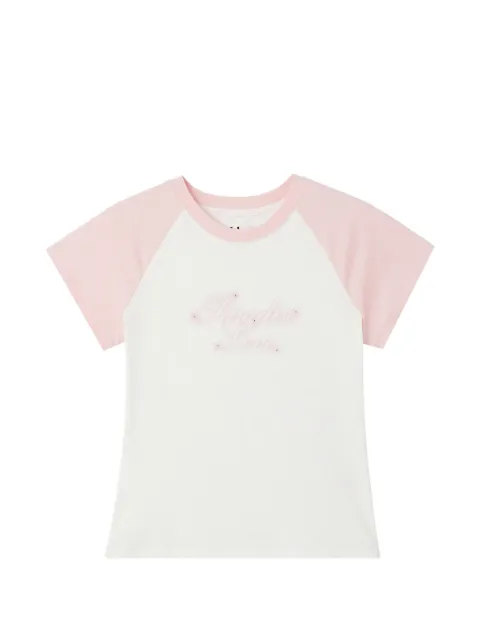 b+ab crystal-embellished T-shirt White 6U674AS