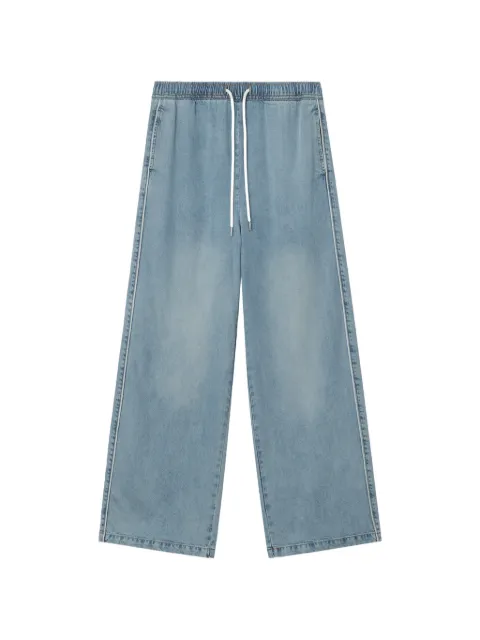 b+ab drawstring side-stripe jeans Blue 6U188AS