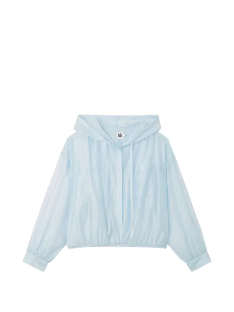 b+ab drawstring-hood lightweight jacket Blue 6U170AS