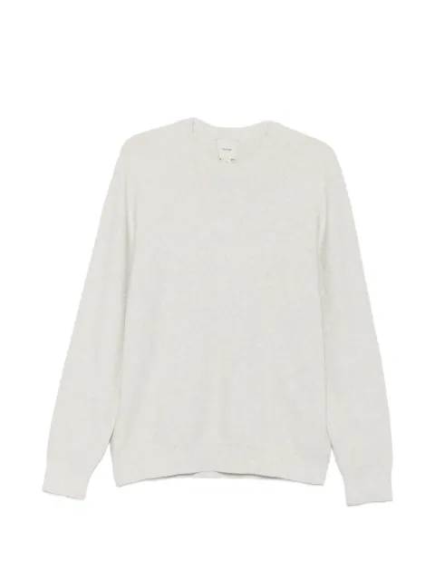 Calvin Klein waffle-knit logo-embroidered sweater Grey LV04LF304GP4P