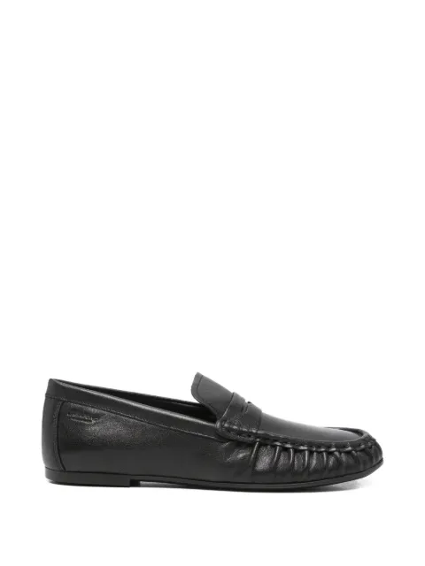 VAGABOND Aleya ruched-detail penny loafers Black 611900120