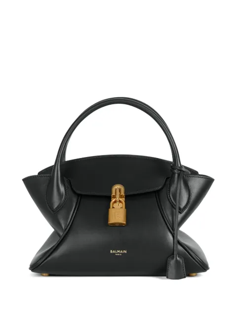 Balmain small Pulse Day bag in smooth leather Black HN1DA067LTEX