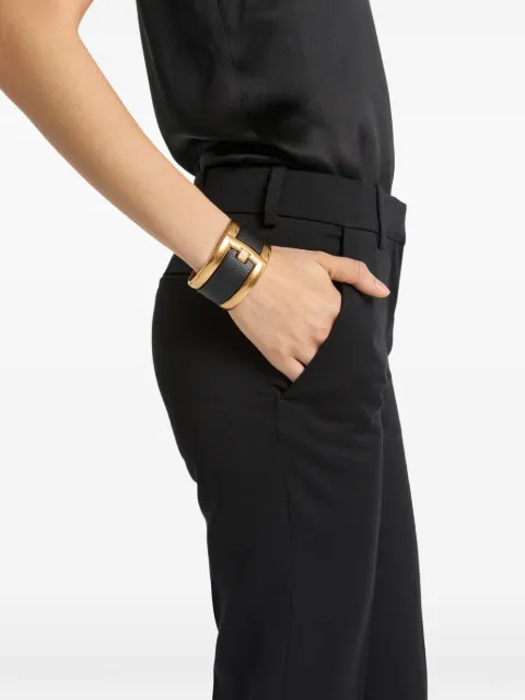 Balmain Anthem bracelet in brass and resin Black HN1XG648MBED