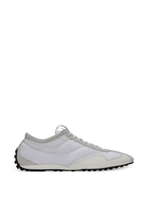 Balmain Racing low trainers in nylon and leather White HM1VI430TYVC