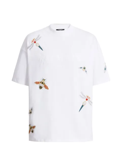 Balmain embroidered Balmain Insect T-shirt White HH1EG230GF69