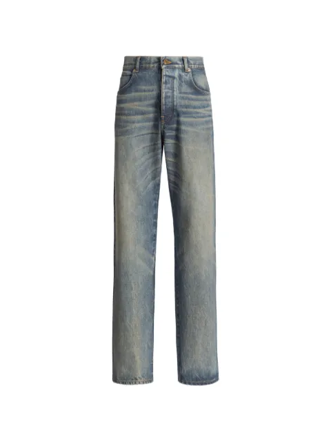 Balmain loose-fit jeans in blue denim Blue HH1ML138DG10