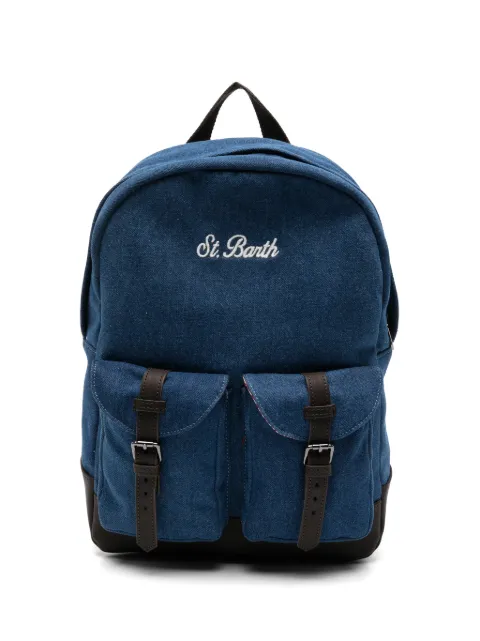 MC2 Saint Barth Cody denim backpack Blue COD0010