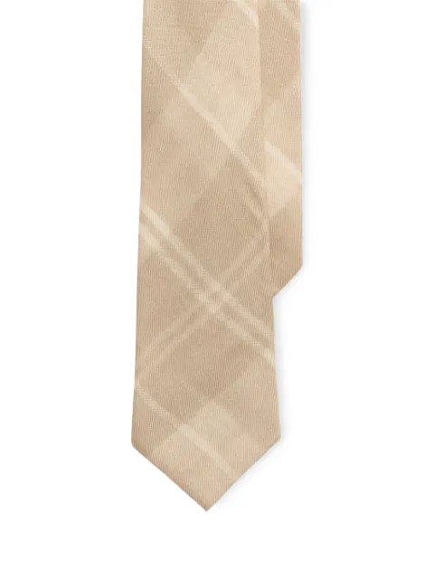 Ralph Lauren Purple Label plaid tie Neutrals 791P17423