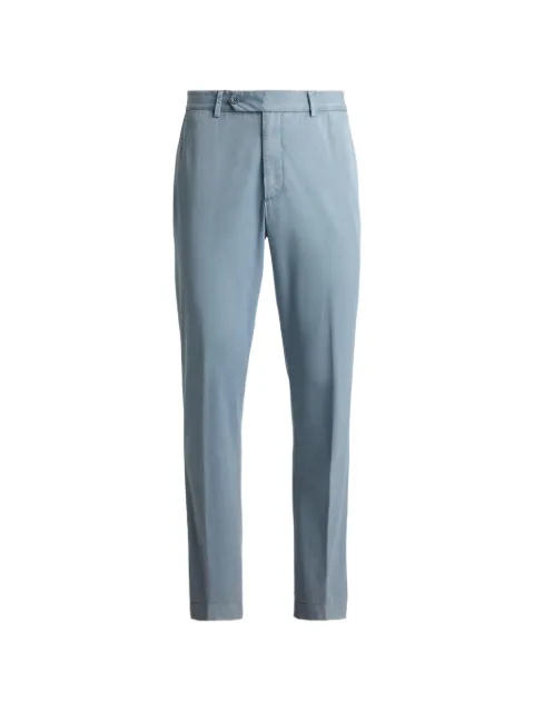 Ralph Lauren Purple Label garment-dyed stretch-chino trousers Blue 798P21512