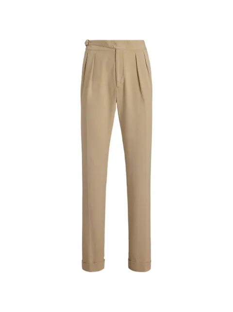 Ralph Lauren Purple Label double-pleated trousers Neutrals 798P21366