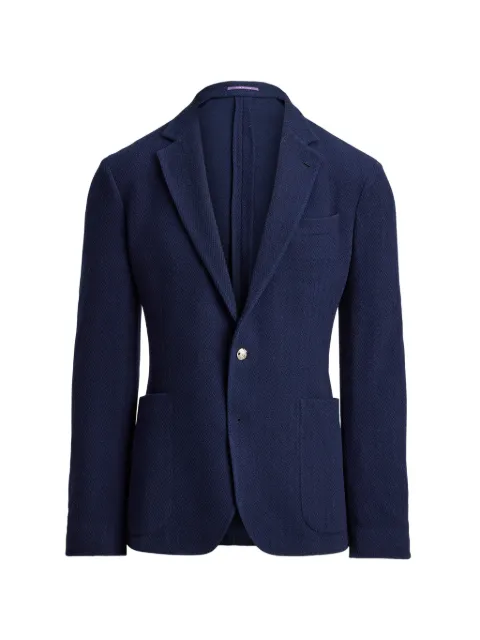 Ralph Lauren Purple Label Hadley herringbone jacket Blue 798P18845