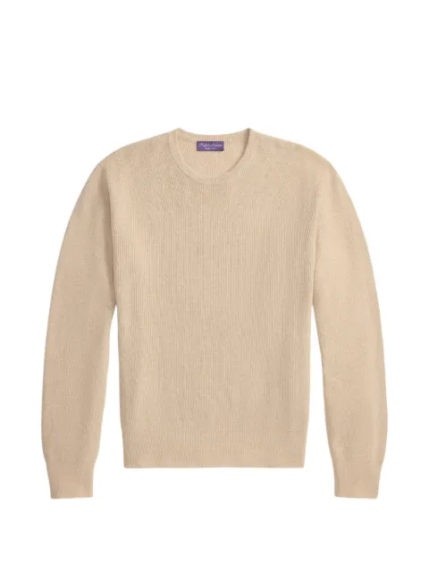 Ralph Lauren Purple Label ribbed cashmere sweater Neutrals 790P17376