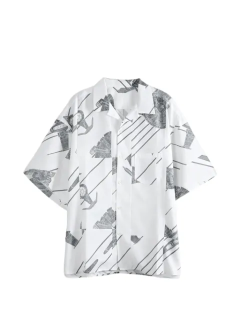 SILLAGE graphic-print short-sleeve shirt White ARTOCSH