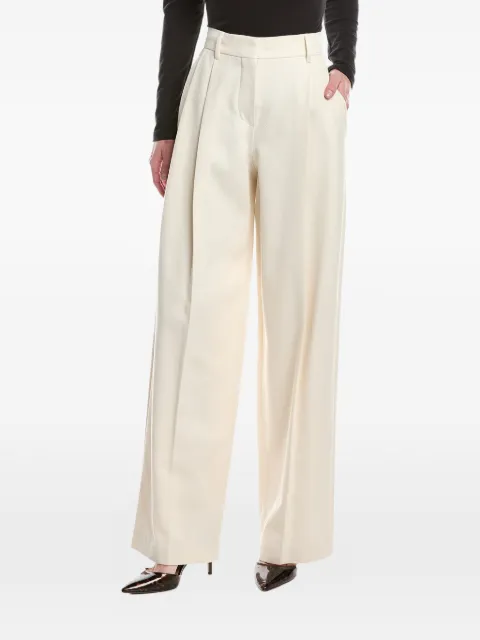 Brunello Cucinelli pleated wide-leg trousers White MP113P8685C8739