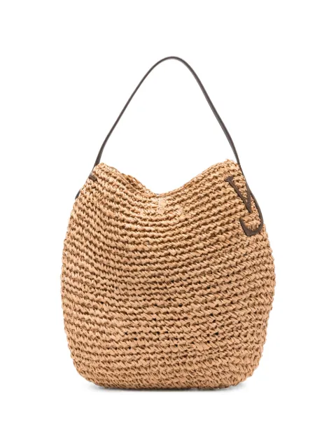 JW Anderson large Bulb logo-embroidered bucket bag Neutrals HB0778FA0529