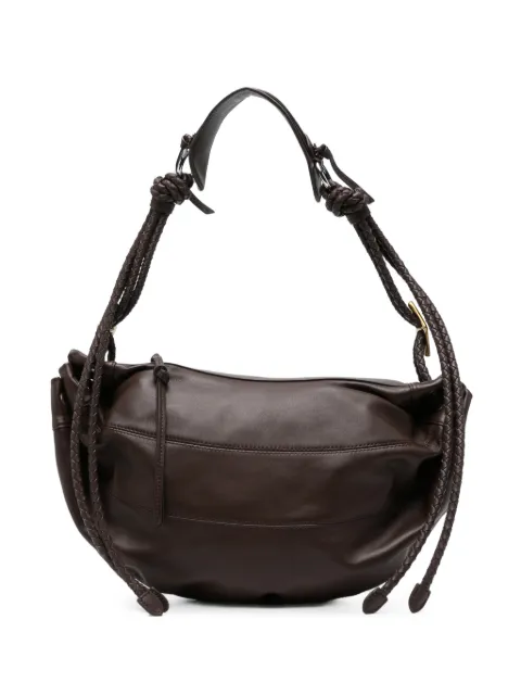 ISABEL MARANT Maia braided-detail shoulder bag Brown 26EPP0501FAD2C24M
