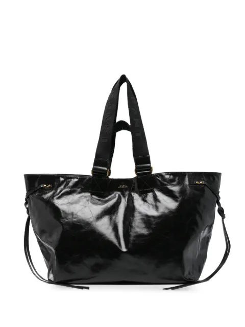 ISABEL MARANT Wardy leather tote bag Black 23PPP0015FAA1C13M