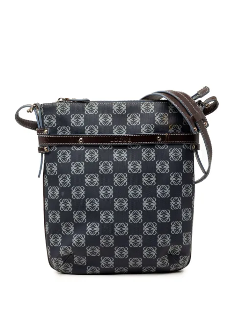 Loewe Pre-Owned 2010-2026 Anagram Coated Canvas crossbody bag Blue 0YDHAA67C5OEOXDM
