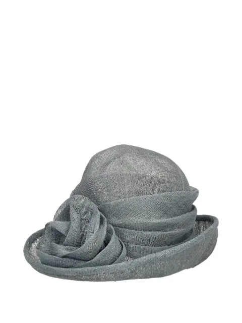 Vintage floral-detail hat Blue W22041507