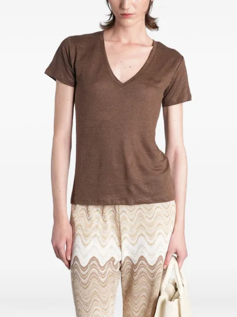MC2 Saint Barth Eloise cotton T-shirt Brown ELOI00108677L