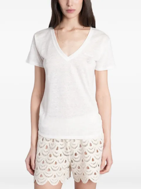 MC2 Saint Barth Eloise linen T-shirt White ELOI001