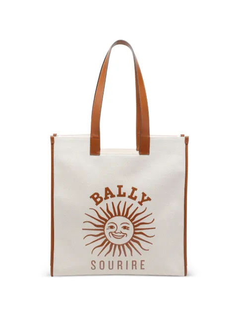 Bally Easy Bally logo-print tote bag Neutrals WAE083CV089I1Z2
