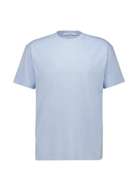 Givenchy logo-appliqué T-shirt Blue BM71NK3YSJ