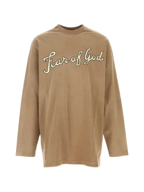 Fear Of God FG 9 long-sleeved T-shirt Brown FG9M109950HWJ