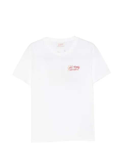 MC2 Saint Barth Emilie logo-print crew-neck T-shirt White EMI0001