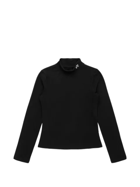 Malbon Golf Rally mock-neck top Black MW0084