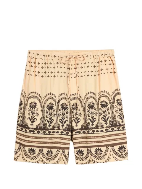 Cmmn Swdn Nabil floral-print shorts Neutrals M26W533