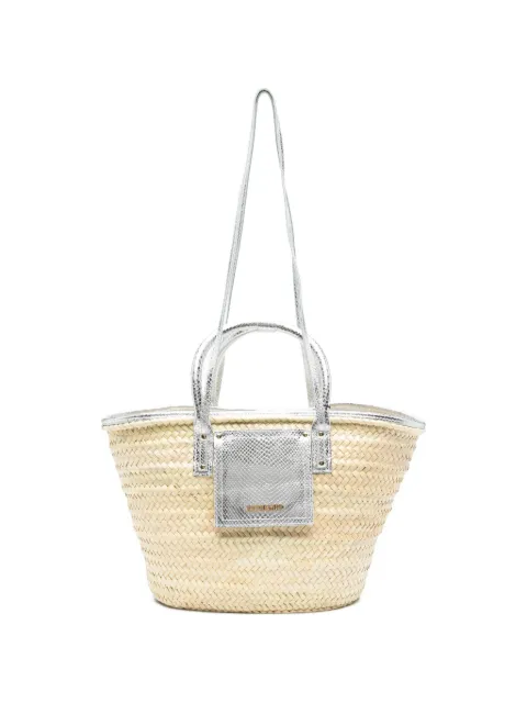 Jacquemus The Soli basket raffia bag Neutrals BAW00045AC05A06