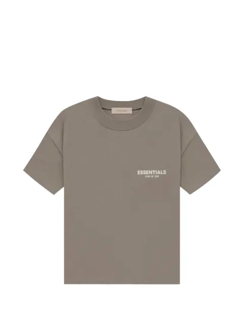 FEAR OF GOD ESSENTIALS Essentials logo-print T-shirt Brown 125BT212007DS