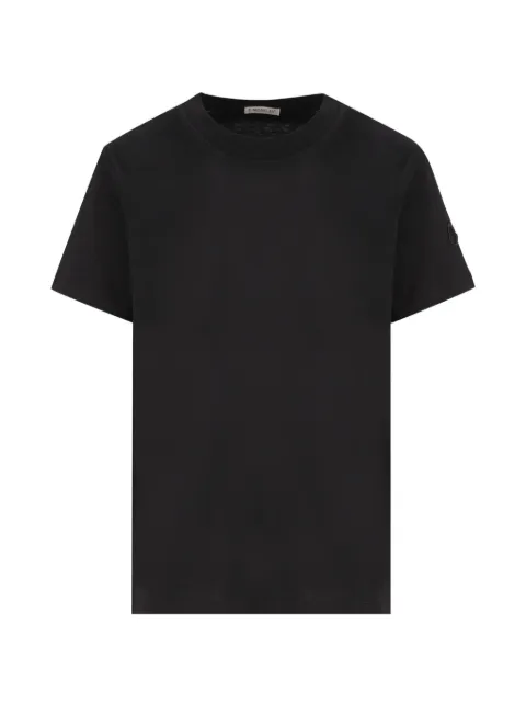 Moncler logo-embroidered T-shirt Black W8C0002989AUO999