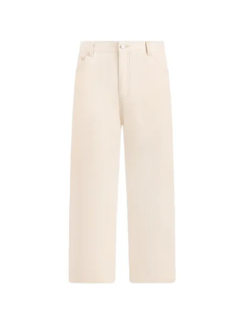 Manière De Voir DN002 in cream relaxed fit jeans Neutrals MAN3558