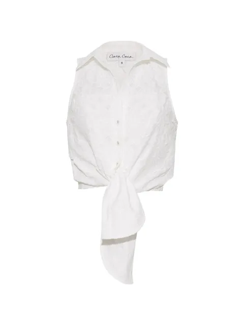 Cara Cara Highland eyelet-embroidered shirt White 3132EEYEE