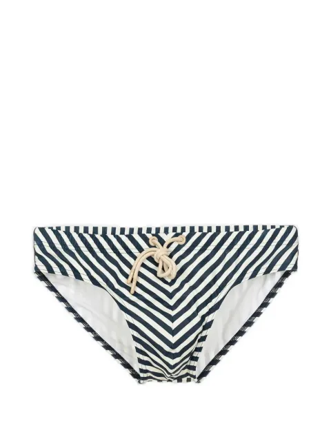 MOSSO SUN WEAR striped drawstring swim briefs Blue SBR01PAE03R107