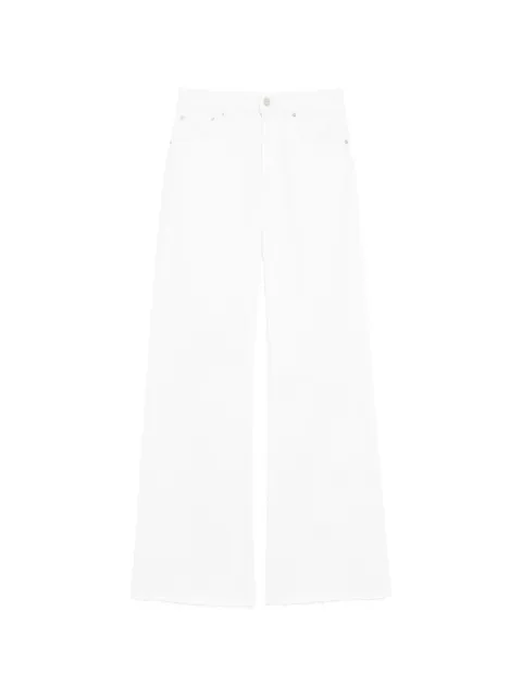 ANINE BING Wyatt flared-leg jeans White A0612257