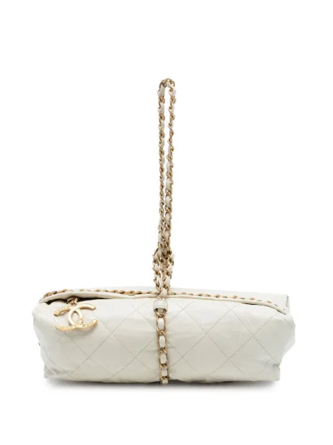 CHANEL Pre-Owned 2012 Quilted Calfskin Midnight Swim Baluchon Bag shoulder bag White E3HV0N0DZ1169XAU