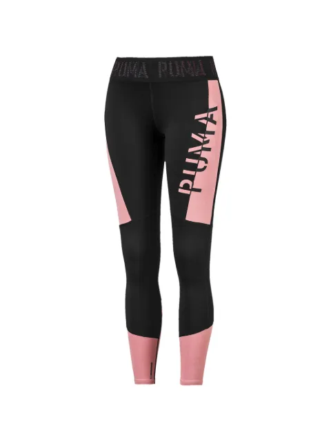 PUMA logo-lettering leggings Black 51833803